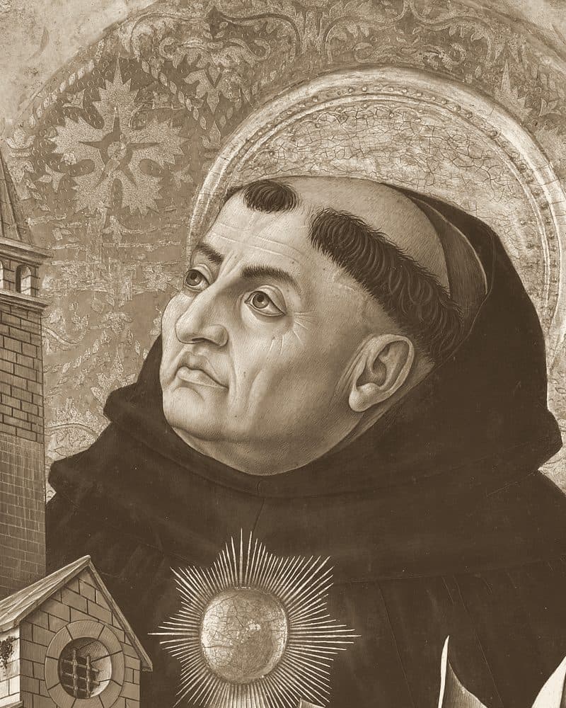 Retrato de Santo Tomás de Aquino